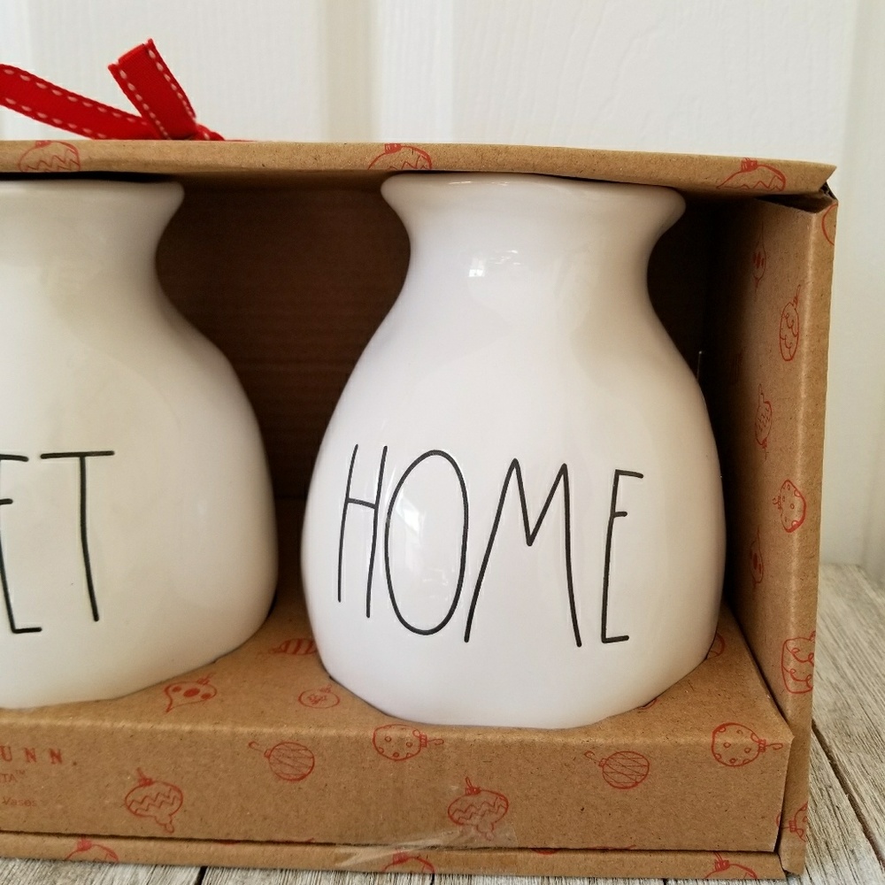 Rae Dunn HOME SWEET HOME Vase Set - Picture 5 of 7